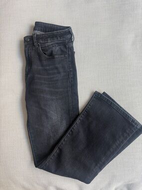 R13 Women’s Black/ Grey Kick Fit Jeans